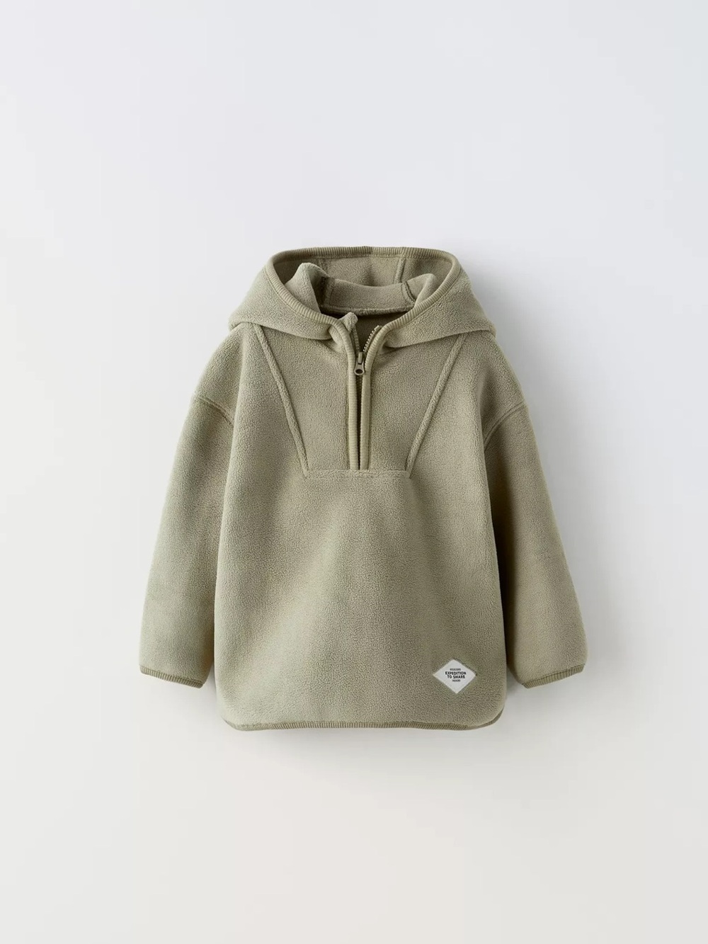 NWT Zara 18-24m polar fleece hoodie sweatshirt